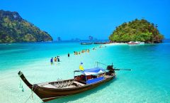 Krabi Islands by Big Boat and Speedboat from Phuket by Bangtao Beach Bar