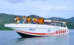 Phuket to Koh Phi Phi by Satun Pakbara Speed Boat by Bangtao Beach Bar