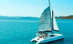 Racha and Coral Islands with Sunset at Promthep Cape by Catamaran Yacht by Bangtao Beach Bar Racha and Coral Islands with Sunset at Promthep Cape by Catamaran Yacht by Bangtao Beach Bar