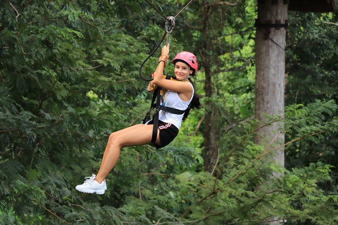 Hanuman World Phuket: Zip Lines and Hotel Transfers - Ziplining