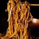 chow mien noodles at the Bangtao Beach Bar & Café, Phuket