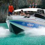 Phi Phi Island from Phuket by Speedboat with Maya Bay by Bangtao Beach Bar