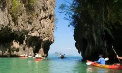 Small-Group Sea Kayaking at Hong Island from Krabi by Bangtao Beach Bar